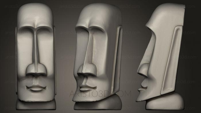 Busts and heads antique and historical (BUSTA_0097) 3D model for CNC machine